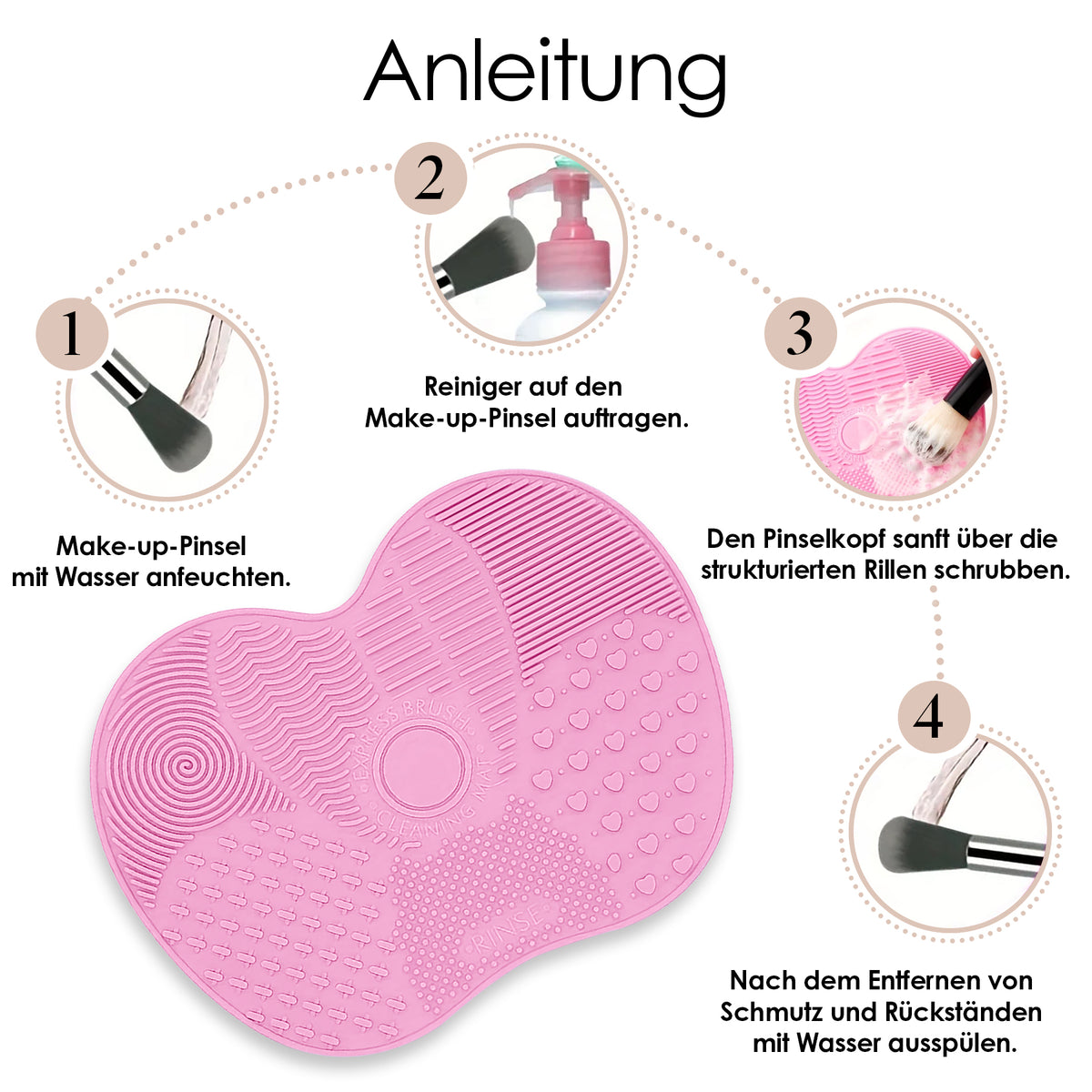 Silikon Make-up Pinselreiniger